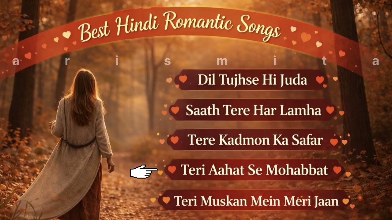 Best Hindi Romantic Songs | Dil Tujhse Hi Juda | Romantic Hindi AI Music Video