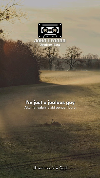 John Lennon - Jealous Guy (Story WA) #johnlennon #shorts