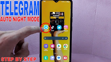 ✅  How To Enable Auto Night Mode On Telegram 🔴