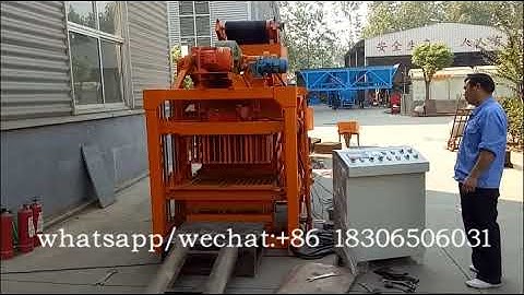 QTJ4-28  automatic block making machine new design