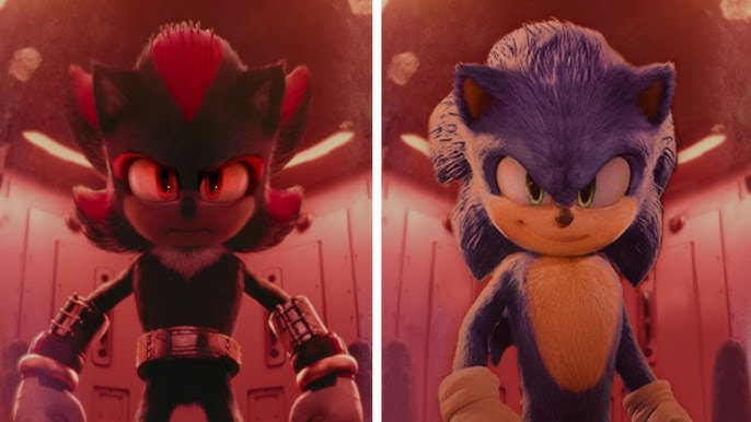 SONIC Movie 2 OLD Design VS NEW Design (SONIC VS SHADOW) 2 