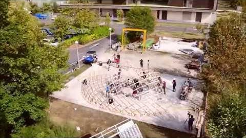 Forming the gridshell CLC2016 topview