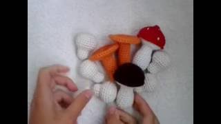 Белый гриб! Вязание крючком. Knitted mushrooms. Белый гриб! Вязание крючком. Knitted mushrooms.