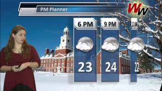 Saturday, January 25th Evening Forecast