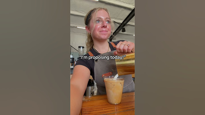 You "just" work at a coffee shop