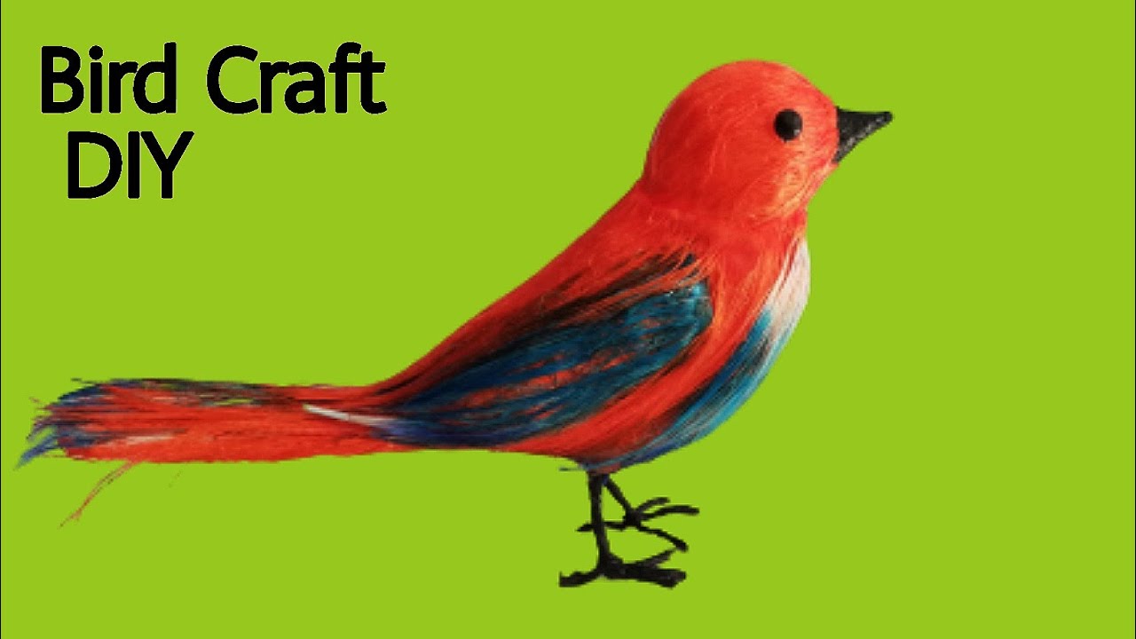 thermocol craft/bird craft/ ribben craft/thermocol bird craft/ribben bird/DIY