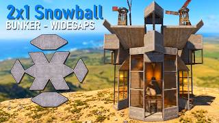 Rust 2x1 Bunker Base Design (My favorite 2x1 Base Design in RUST)