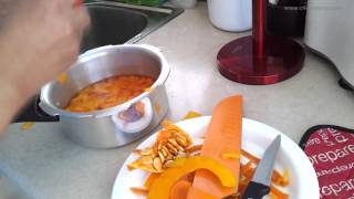 6 months baby food recipe - Rice, carrot and pumpkin - babyfoodrecipe #6