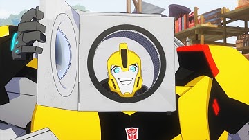 Bumblebee is a Baby?!? | Robots in Disguise (2015) | Transformers Official