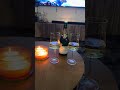 Cozy evening vibes 🍾🔥 Mountain river ambience on TV #shorts #cozy #relax #ambience #4K #fireplace