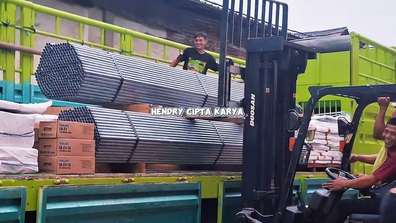 Kirim barang steel pipa conduit ((HCK)) ke NTT #conduitfiting  #conduithck