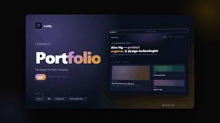 Developer Portfolio — Next.js Template, 7 Sections ($39)