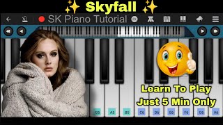 Skyfall - Adele | EASY Piano Tutorial screenshot 3