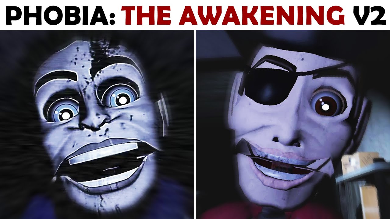 Phobia The Awakening V2 All Jumpscares / Animatronics YouTube