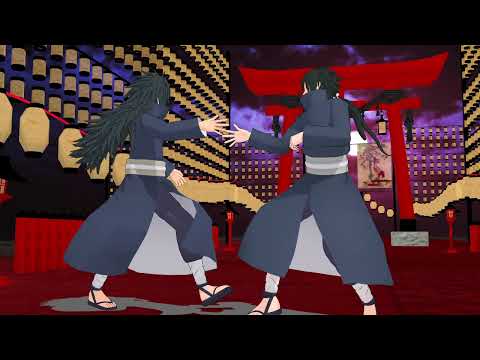Madara and Izuna Romantic_Love【MMD】