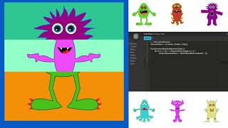 Make Fun Sliced Up Monster Character Animated Gifs With Affinity Designer and The Free Wick Editor