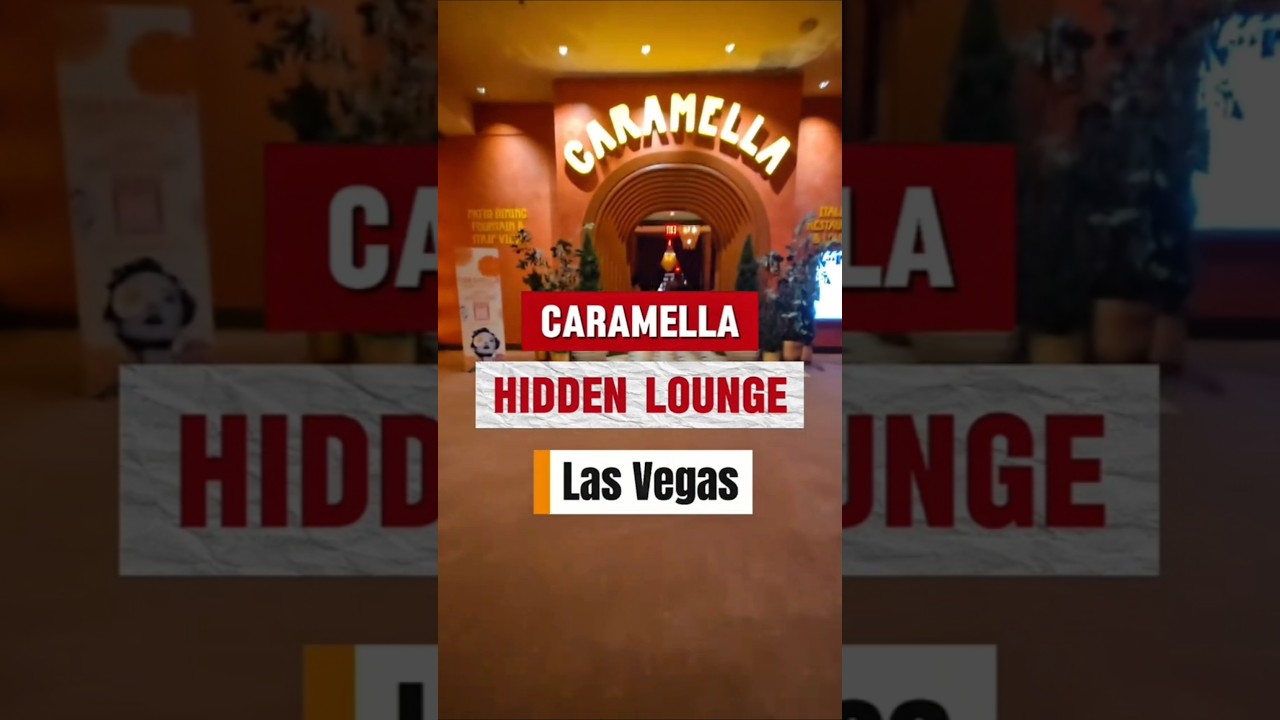 Hidden Vegas gem! Caramella Lounge vibes, cocktails & chic nightlife you need to see! #shorts #fyp