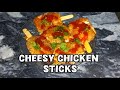 Cheesy Chicken Sticks Recipe | Crispy & Juicy Snack #CheesyChickenSticks