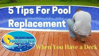 Celebrity 5 tips for replacing an above ground pool Net Worth