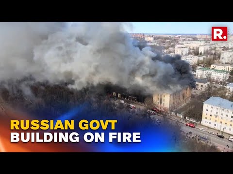 Russia: Massive Fire At NII-2 Building Of Russian Ministry Of Defence In Tver; Watch