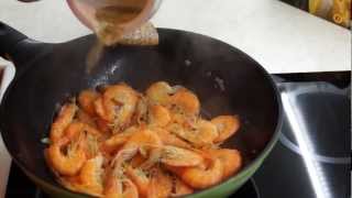 Shrimps Pasta, Simple And Good Recipe. Kozice Testenine.