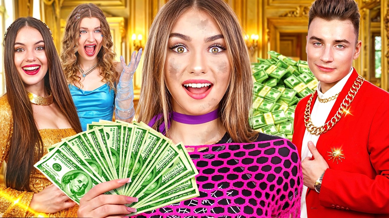 فتاة فقيرة تعيش حياة ثرية! حياة جديدة في عائلة مليارديرات