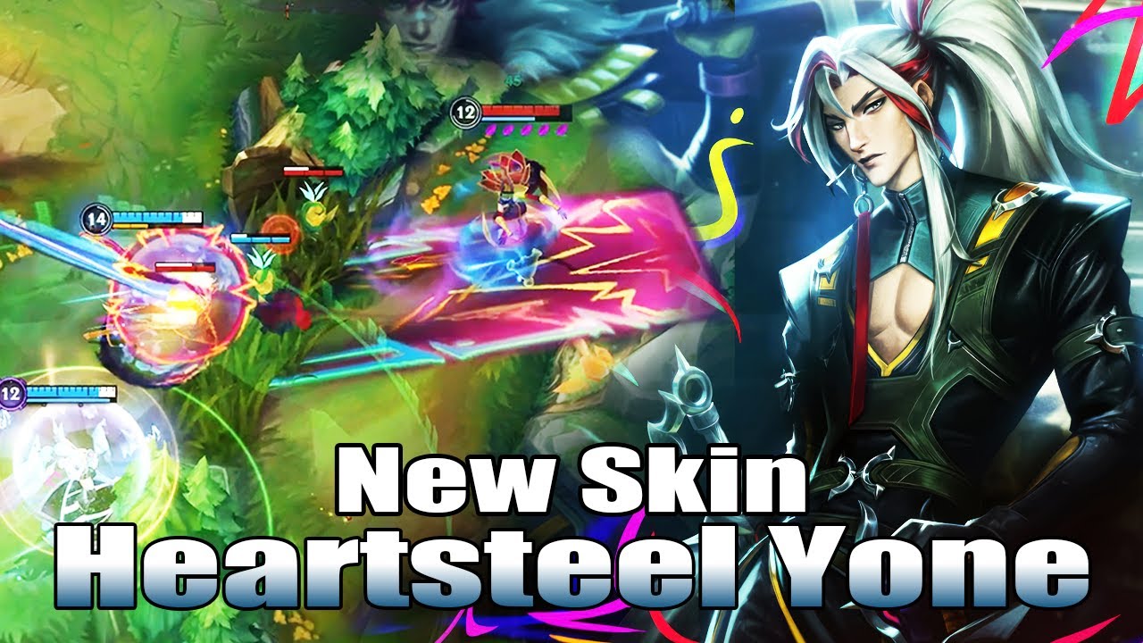 previa da skin yone heartsteel para o wild rift,a mãe do nosso