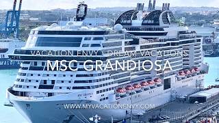 MSC Grandiosa Ship and Suite Tour 1080p