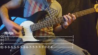 Nirvana - Come As You Are Bass Cover (Tabs) chords