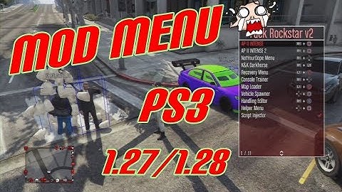MOD MENU GTA V PS3 1.27/1.28 DEX/CEX BLES/BLUS +DOWNLOAD