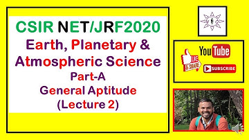 CSIR NET Earth Science 🌍🌍🌍🌍 | Visionary Classes | 2020 Paper Analysis | Section A | Lecture 2 #CSIR