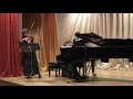 F Mendelssohn   Piano and Violin concerto d moll 2 mvt Елена Мальцева,(скрипка), Светлана Кудина