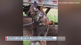 Palestine community members frustrated with search for K-9 officer Hondo