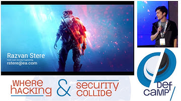 Security meets the world of gaming at DefCamp 2019