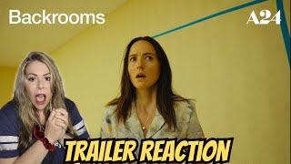 BACKROOMS Official Trailer Reaction | The Internet Horror Finally Hits A24