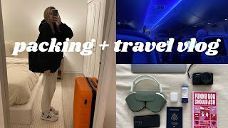 VLOG | pack with me + travel day
