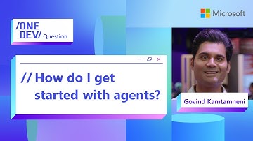 How do I get started with agents?