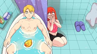 Я застряла в ванне парня и узнала его тайну !