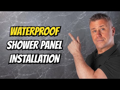 How to Install Waterproof Shower Panels | Trepanel Style® WPC Laminated Wall Panels |@wallsandfloors
