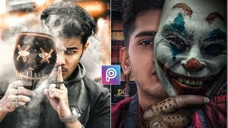 JOKER Editing Creative Photo Editing In Picsart | Instagram Viral Edit | Picsart Editing Tutorial screenshot 4