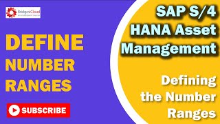Famous SAP EAM Tutorial- Part 13: How to Define Number Ranges inSAP PM Wealth