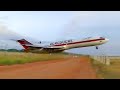 Plane takeoff failures caught on camera