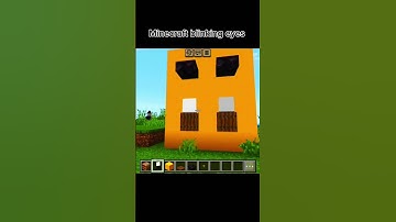 👀Minecraft blinking eyes build👀 #minecraft #shorts #minecraftbuild #viral #populer
