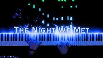 Lord Huron - The Night We Met (Piano Cover)