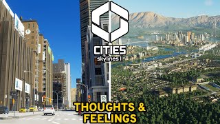 Cities Skylines 2 Gameplay Reveal | Thoughts &amp; Feelings!