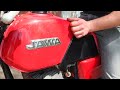 Покраска мотоцикла Jawa 350  |  Красный акрил + покраска пластика |