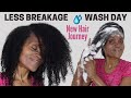 HOW TO GENTLY AND SIMPLE WASH DAMAGED HAIR WITH LESS BREAKAGE | WASH DAY ROUTINE | NEW HAIR JOURNEY