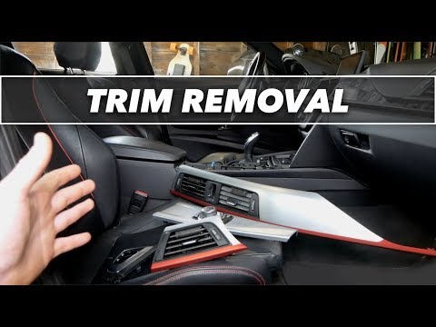 Interior Trim Removal For Vinyl Wrapping Bmw F30