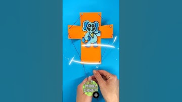 Incredible Magic 3D Figure with Bubbaphant by Smiling Critters #magic #papercraft #smilingcritters