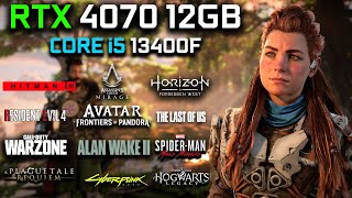 RTX 4070 12GB + i5 13400F | Test In 13 Games at 1440p | 2024
